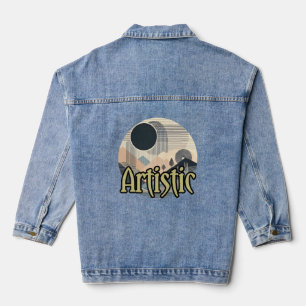 Veste en jean personnalisée pour femme, Denim
