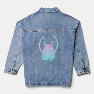 Veste En Jean Petit Monstre Bleu