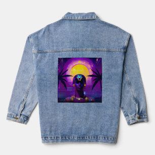Veste En Jean Pharaon Synthwave