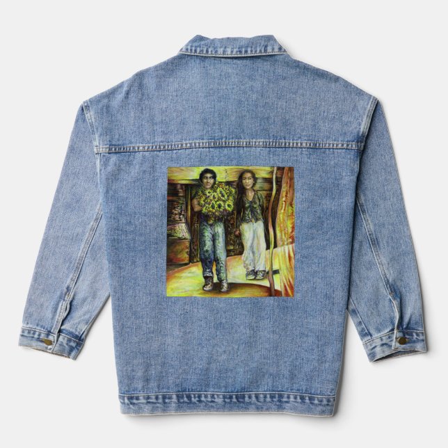 Veste En Jean Phase de ChapeI Sixtine d'un ChaIIenge (Verso)