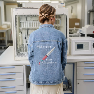 Veste En Jean Phlebotomie