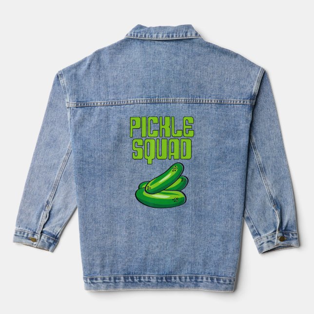 Veste En Jean Pickle Squad S De Pickle Things (Verso)