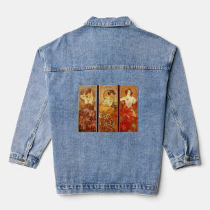 Veste En Jean Pierres précieuses, MUCHA