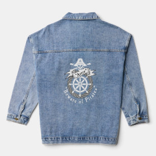 Veste En Jean Pirate Arr Attention Aux Pirates