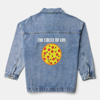 Veste En Jean Pizza Pizza Slice - Cercle De Vie Restauration Rap