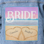Veste En Jean Plage violet rose vif Mariage 2 Mariée de coeur<br><div class="desc">Blush Pink Purple Beach Wedding 2 Coeurs dans le Mariage de sable nuptiale Denim Jacket. Les produits de mariage de plage sont disponibles sur une large gamme de produits pour le mariage parfait personnalisé de plage.</div>