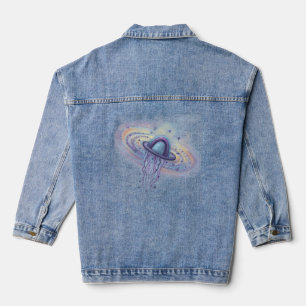 Veste En Jean planète galaxie