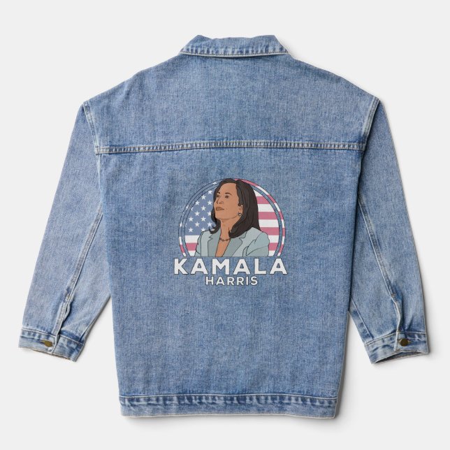 Veste En Jean Politique Kamala Harris (Verso)