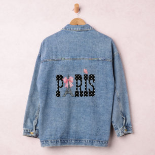 Veste En Jean Polka Dots Paris & Cute