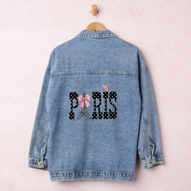 Veste En Jean Polka Dots Paris & Cute (Hangar)