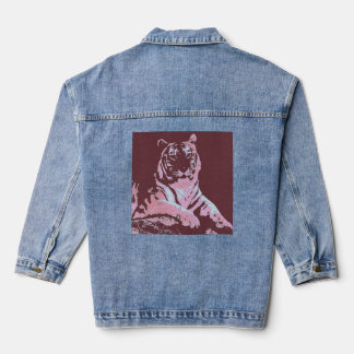 Veste En Jean Pop Art Tiger0