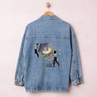 Veste En Jean pop surrealism collage