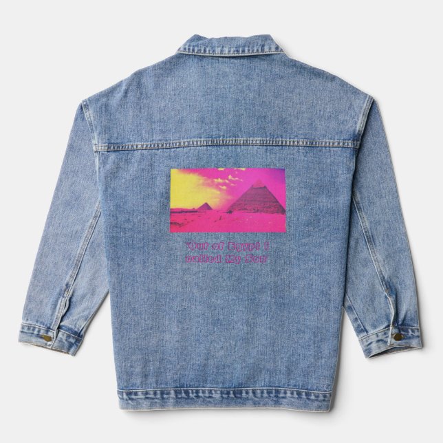 Veste En Jean Portez La Parole ou non (Verso)