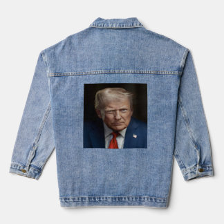 Veste En Jean Portrait officiel du président Donald Trump