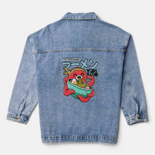 Veste En Jean Poulpe Ramen le plus savoureux – Kawaii Noodle Jap