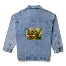 Veste en jean pour femmes Cricket Gold Emblem Spor
