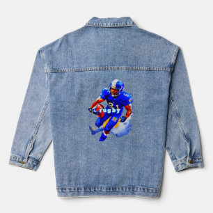 Veste en jean pour femmes Design coloré D