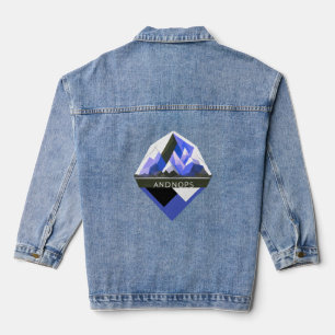 Veste en jean pour femmes Design coloré D
