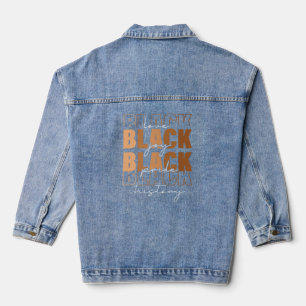 Veste En Jean Pour les femmes noires Mois de l'histoire noire Re