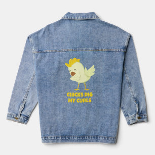 Veste En Jean Poussins Creuser Mes Courbes Toddler Chemise drôle