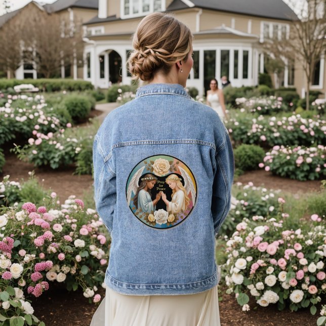 Veste En Jean Priez pour les anges de la paix (Mariage Retour)