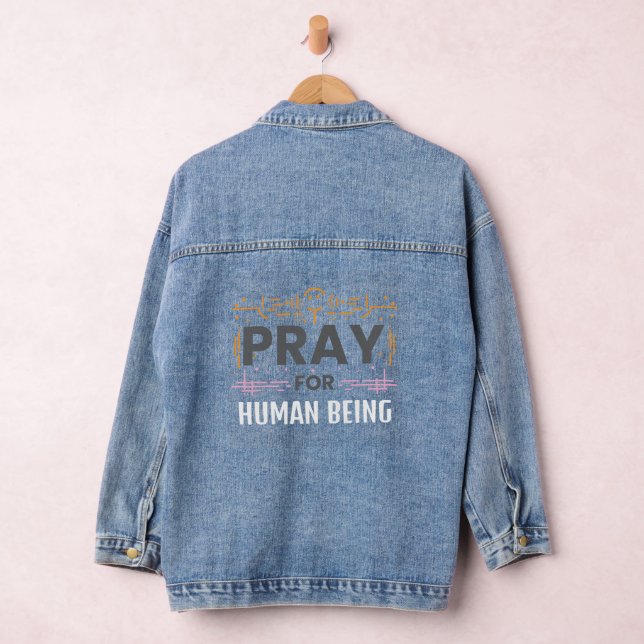 Veste En Jean Priez Pour L'Être Humain (Hangar)
