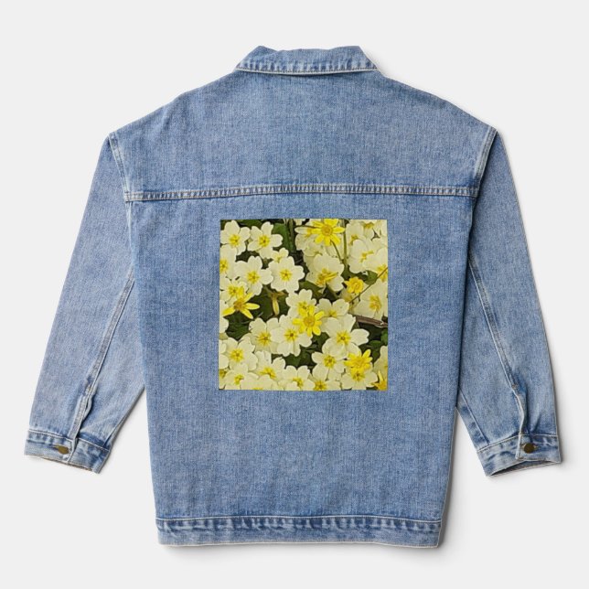 Veste En Jean Primroses du printemps (Verso)