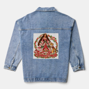 Veste En Jean Princesse de Noël avec Tigre