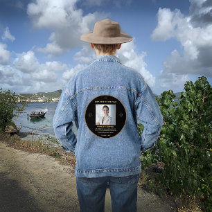 Veste En Jean Prix De L'Employé De L'Année Photo Entreprise