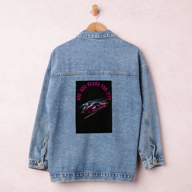 VESTE EN JEAN QUE LES JEUX COMMÈNTENT (Hangar)