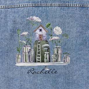 Veste En Jean Queen Anne's Lace Flowers Fairytale Cottage