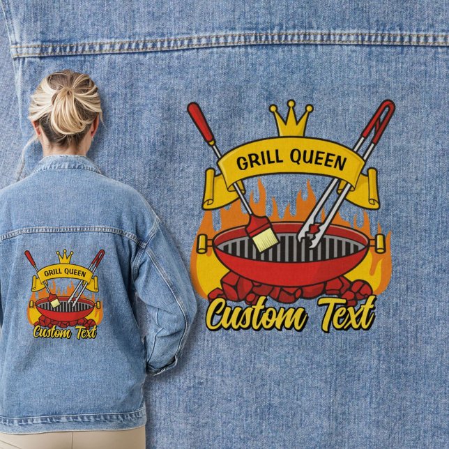 Veste En Jean Queen Grill (Créateur téléchargé)