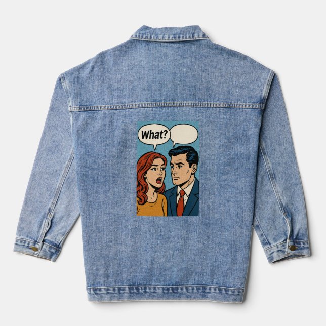 Veste En Jean quoi  (Verso)