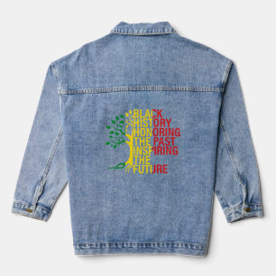 Veste En Jean Racines africaines Mois de l'histoire des Noirs Pa