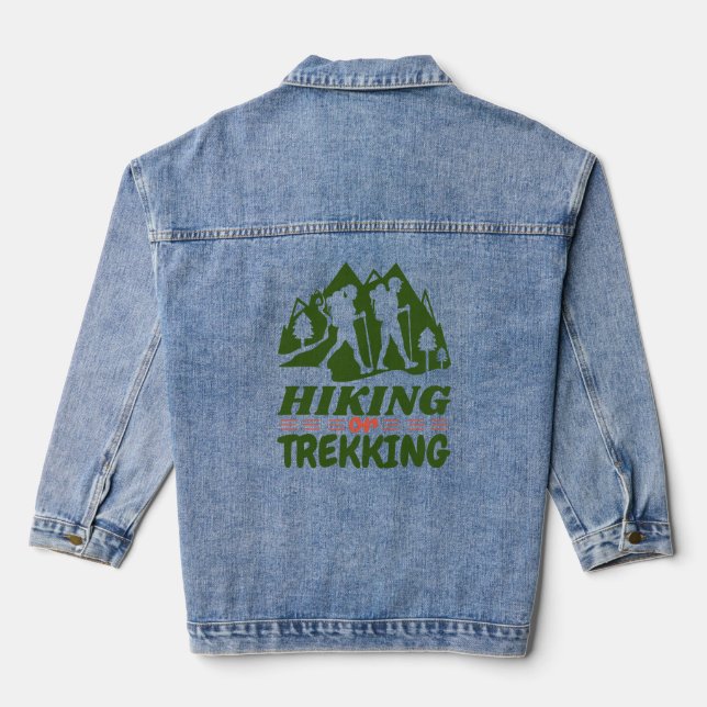 Veste En Jean Randonnée ou trekking (Verso)