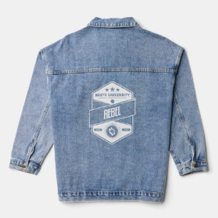 Veste En Jean Rasta Université Rebel Good Vibes Reggae