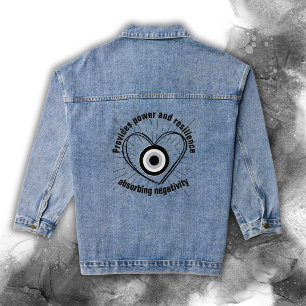Veste En Jean Rayons, Coeur, Monographie de protection des yeux