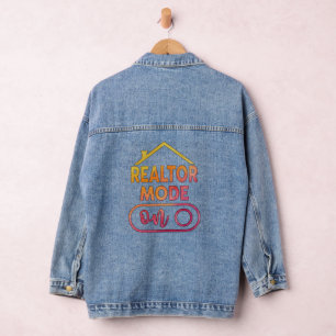 Veste en jean Realtor Mode On Agent immobilier