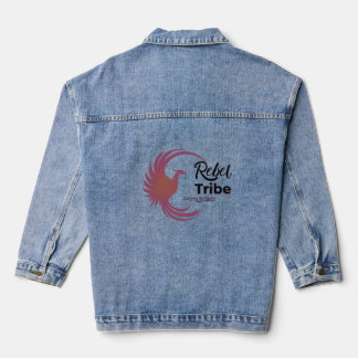 Veste En Jean Rebel Tribe Denim Jacket – Phoenix Logo 