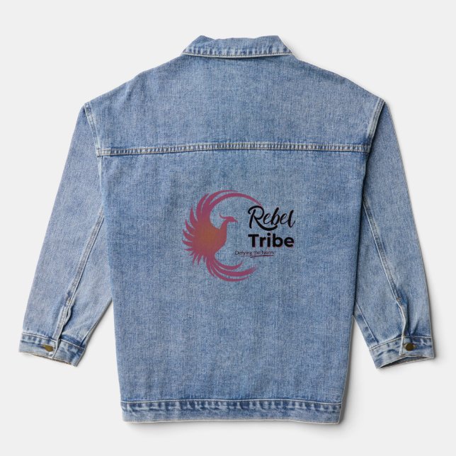 Veste En Jean Rebel Tribe Denim Jacket – Phoenix Logo  (Verso)