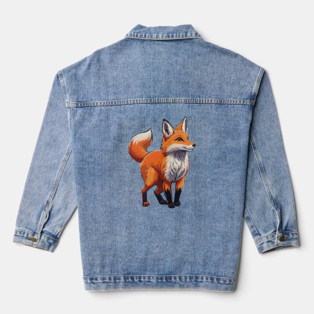 Veste En Jean Renard roux (Verso)