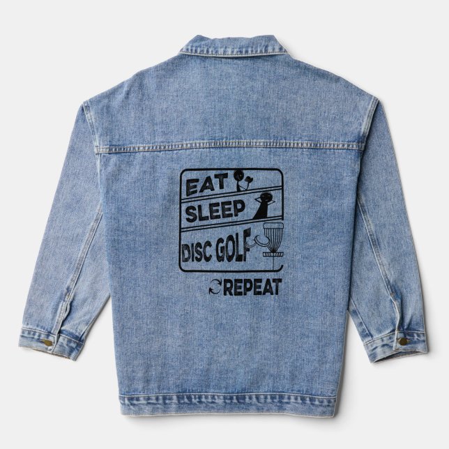 Veste En Jean Répéter le sommeil du disque Golf (Verso)