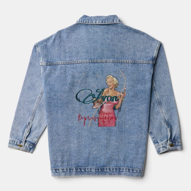 Veste En Jean Représentant d'Avon (Verso)