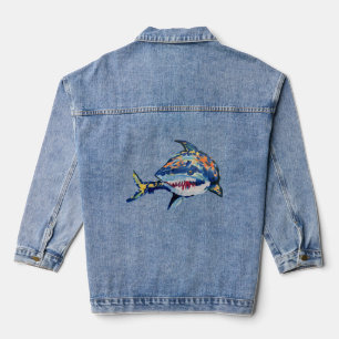Veste En Jean Requin "Art by Kids"