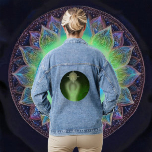 Veste En Jean Résilience luminescente Vert