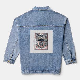 Veste En Jean Résine Patriotique