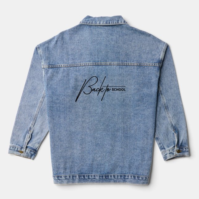 Veste En Jean Retour à Essentials scolaires (Verso)