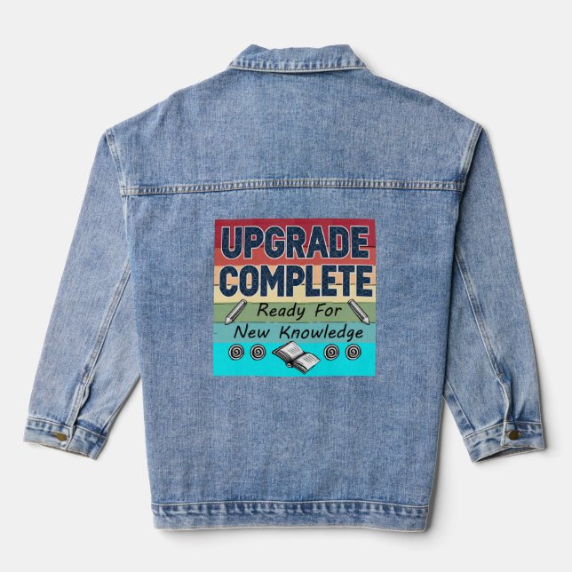 Veste En Jean retour à l'école (Verso)