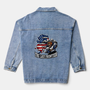 Veste En Jean Retro Alaska The Last Frontier Carte de hockey sur