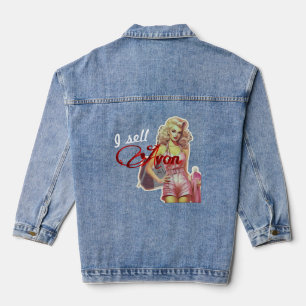 Veste En Jean Retro Avon Représentant